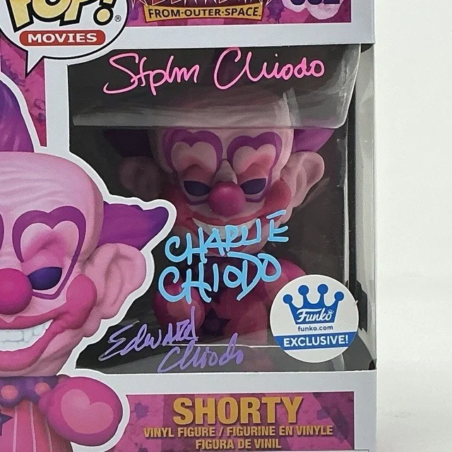 Chiodo Brothers Signed Shorty Killer Klowns From Outer Space Funko Pop OCCM, изображение 2