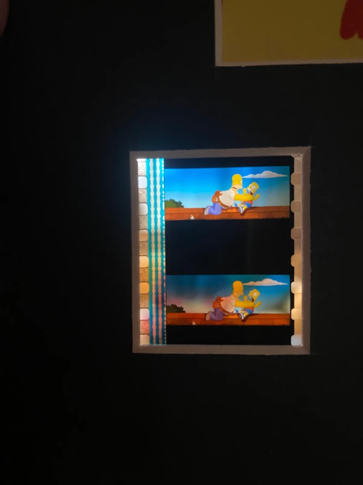 A3 Simpsons Movie film cell display, image 2