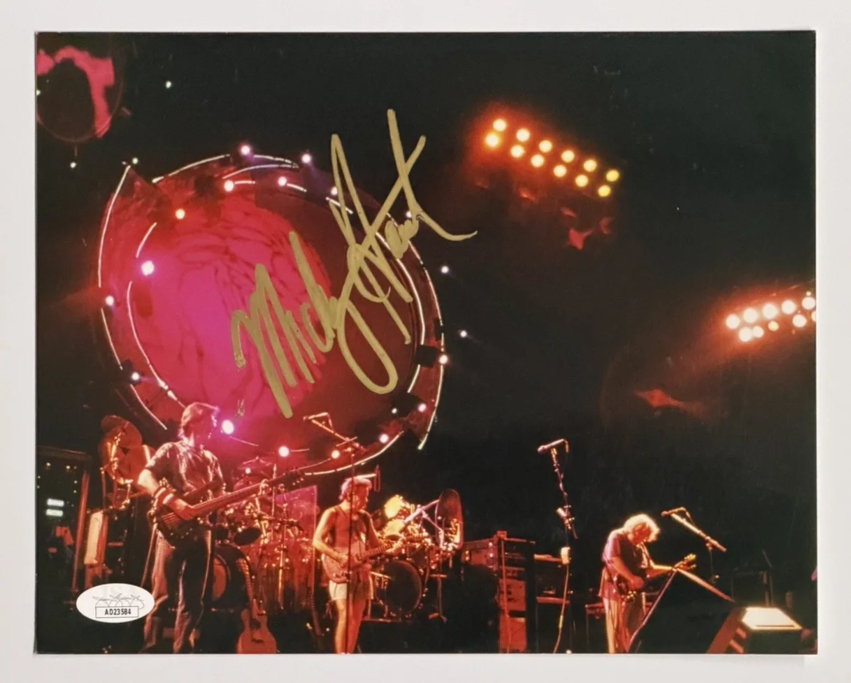 Mickey Hart Signed 8x10 Photo Grateful Dead Live Concert Auto JSA AD23584, изображение 2