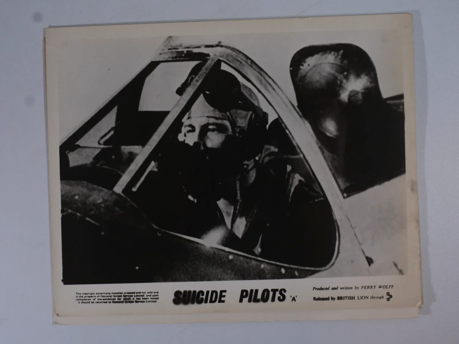 x8 Suicide Pilots Original British Lobby Cards World War 2 Documentary, image 3