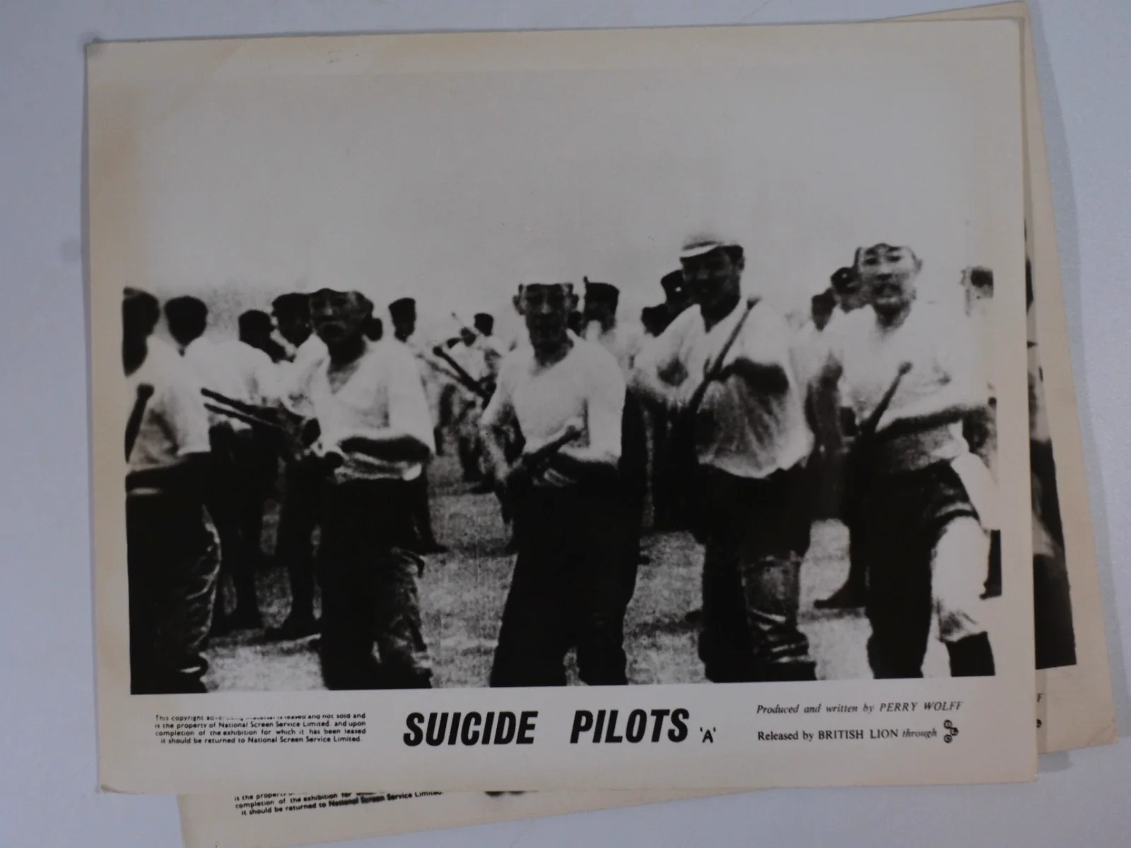 x8 Suicide Pilots Original British Lobby Cards World War 2 Documentary, image 4
