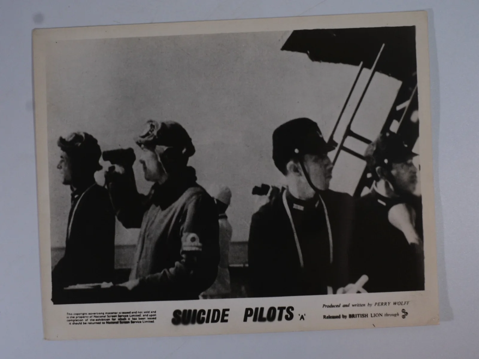 x8 Suicide Pilots Original British Lobby Cards World War 2 Documentary, image 5