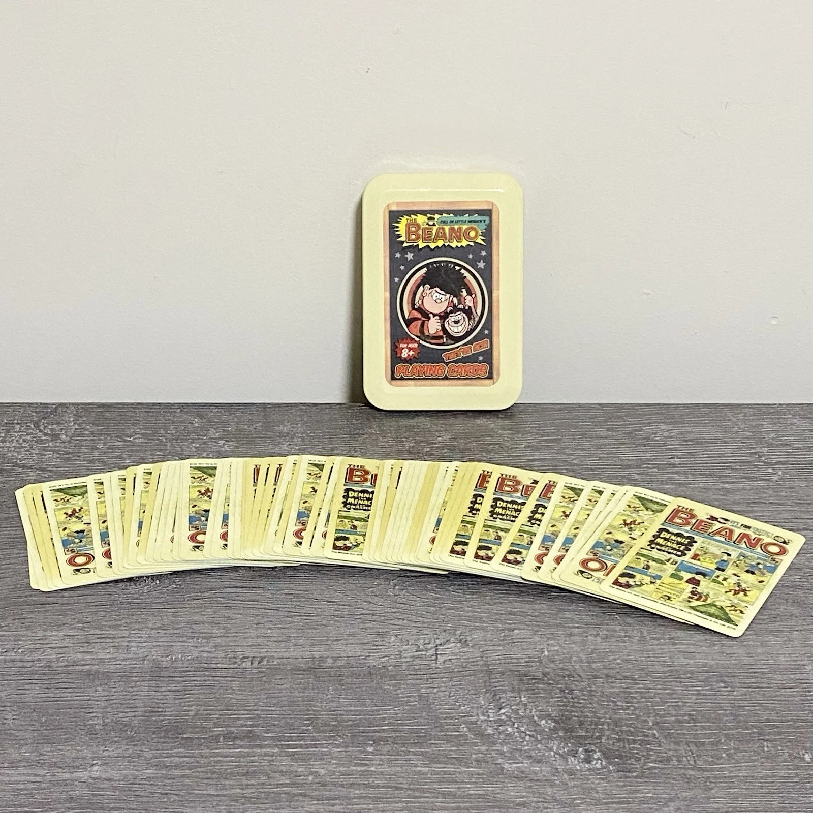 The Beano Dennis The Menace And Gnasher Playing Cards 100% Complete With Tin, изображение 4