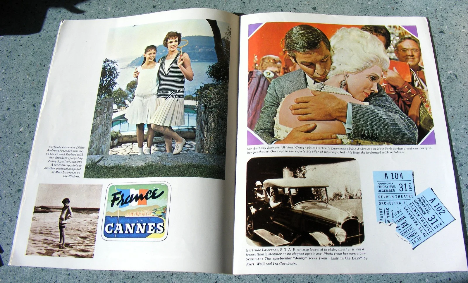 VINTAGE 1968 ORIGINAL JULIE ANDREWS SOUVENIR BROCHURE FOR THE FILM STAR!, изображение 4