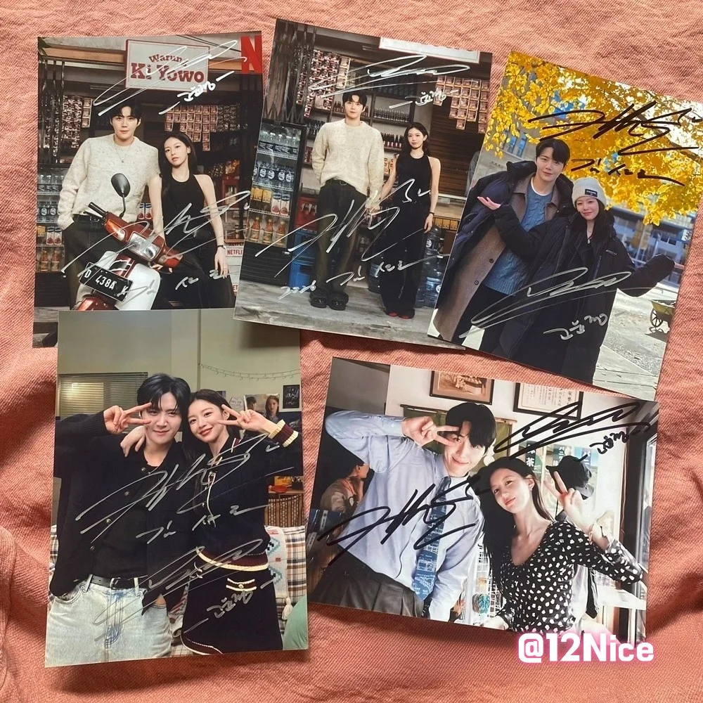 Can This Love Be Translated? Kim Seon Ho Go Yoon Jung Autographed Photo #Nice, image 2