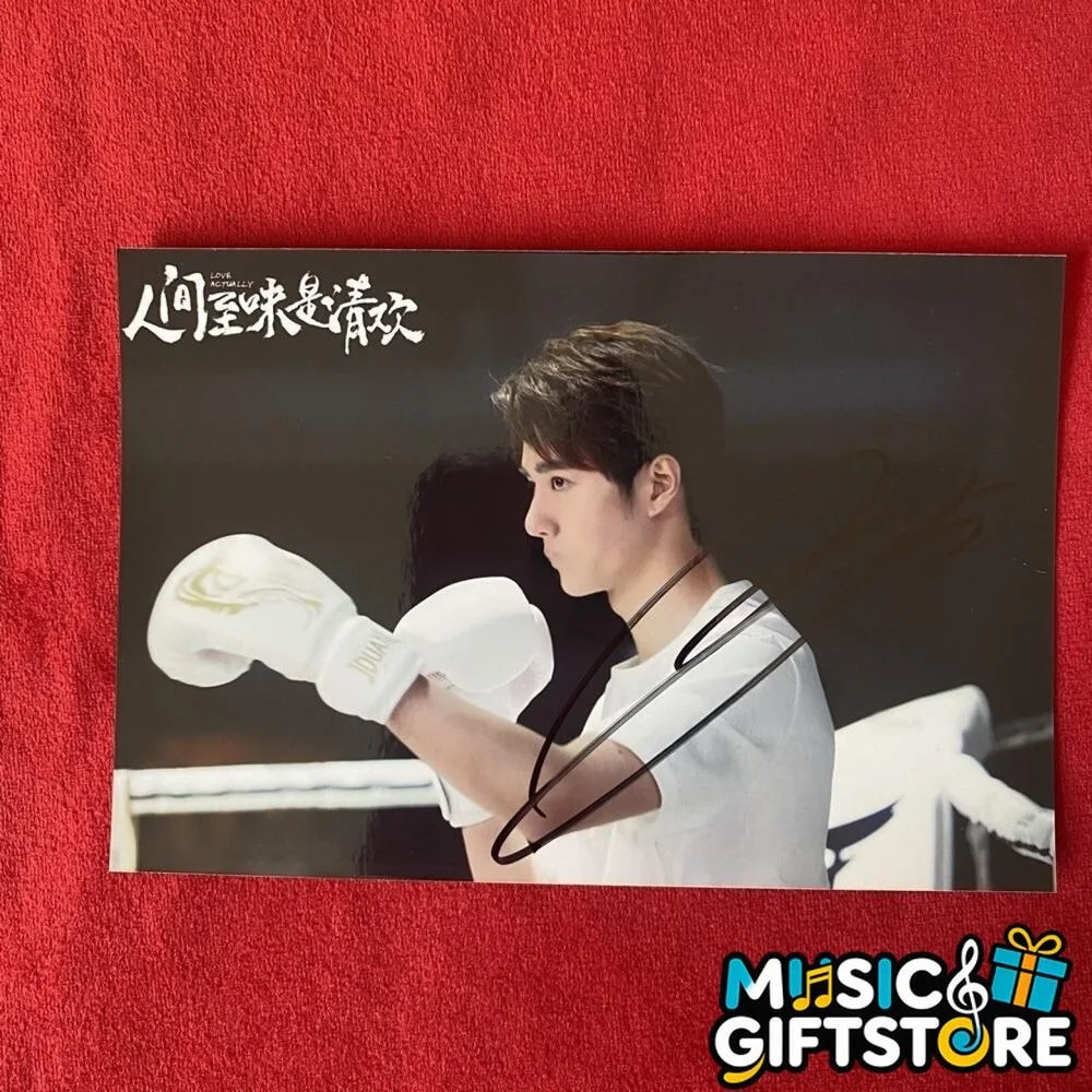 WANG YIBO YI BO PHOTO CARD PICTURE SIGNED AUTOGRAPHED COLLECTION 4*6 2025 #MUGS, изображение 4