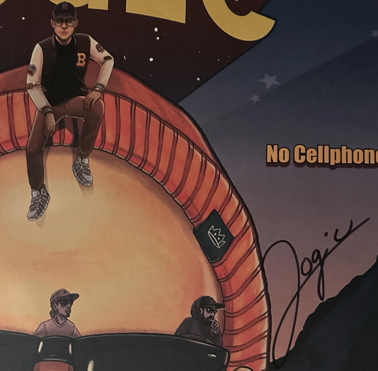Logic Signed Troubadour Poster Autographed Hollywood Bobby Bryson Hall II, image 2