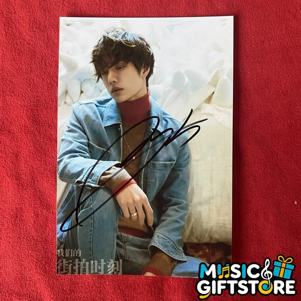WANG YIBO YI BO PHOTO CARD PICTURE SIGNED AUTOGRAPHED COLLECTION 4*6 2025B #MUGS, изображение 3