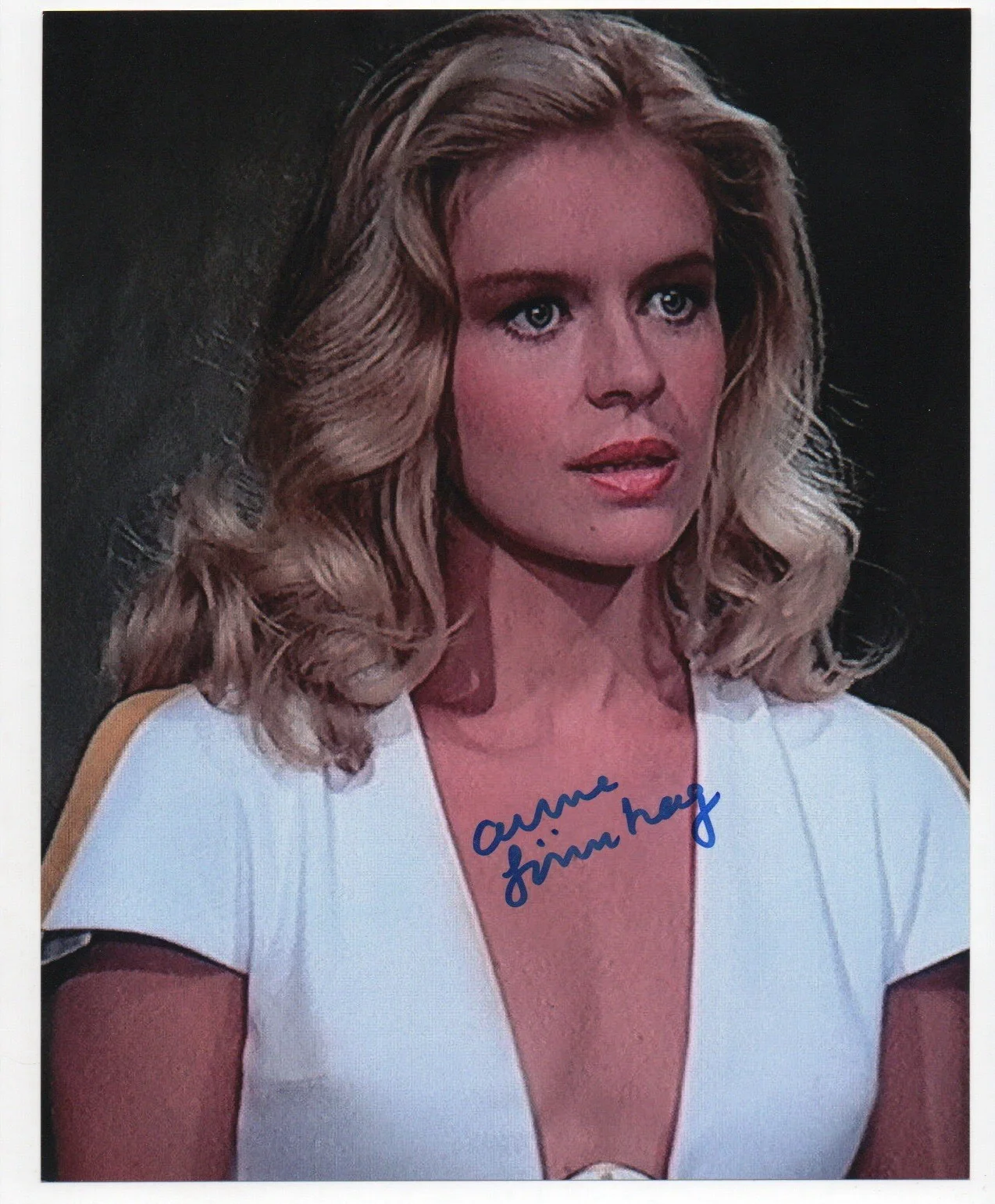 Anne Lonnberg — Anne Lonnberg signed autograph 8x10 Photo No COA Pass BAS PSA JSA Sexy Hot Olga