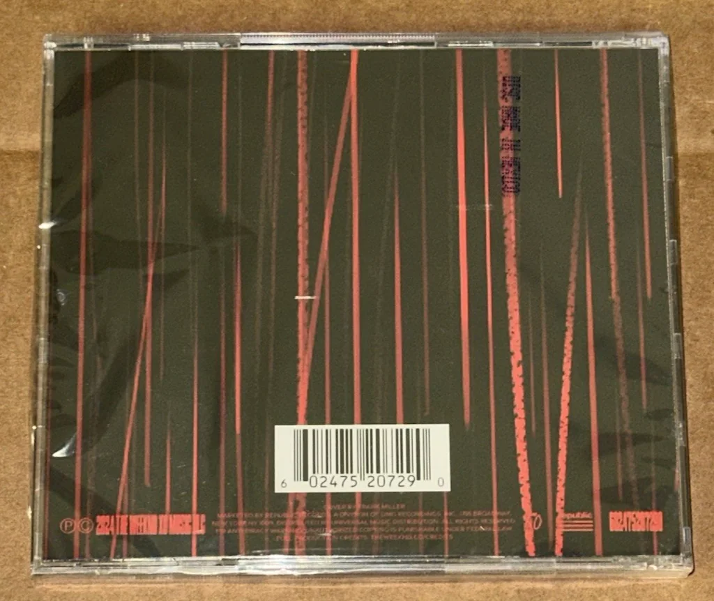 The Weeknd Hurry Up Tomorrow Basquiat CD Sealed Signed Autograph Insert Weekend, image 2
