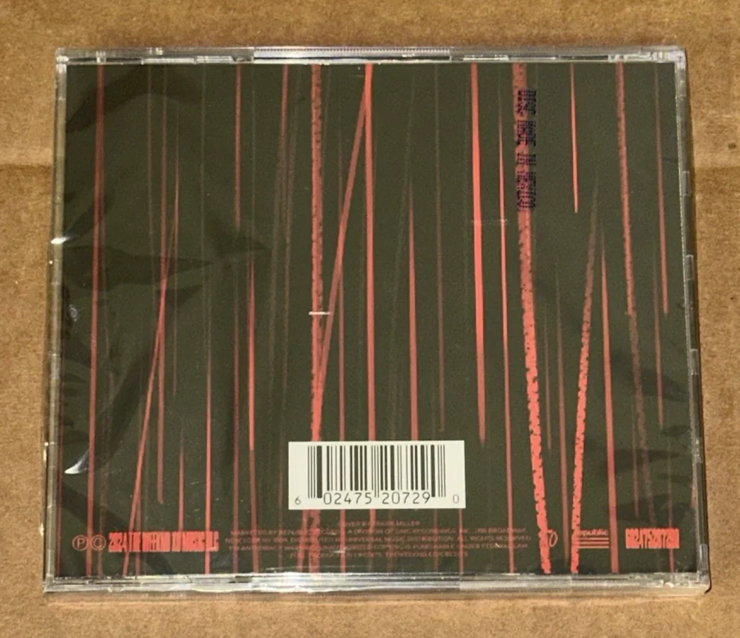 The Weeknd Hurry Up Tomorrow Basquiat CD Sealed Signed Autograph Insert Weekend, image 4