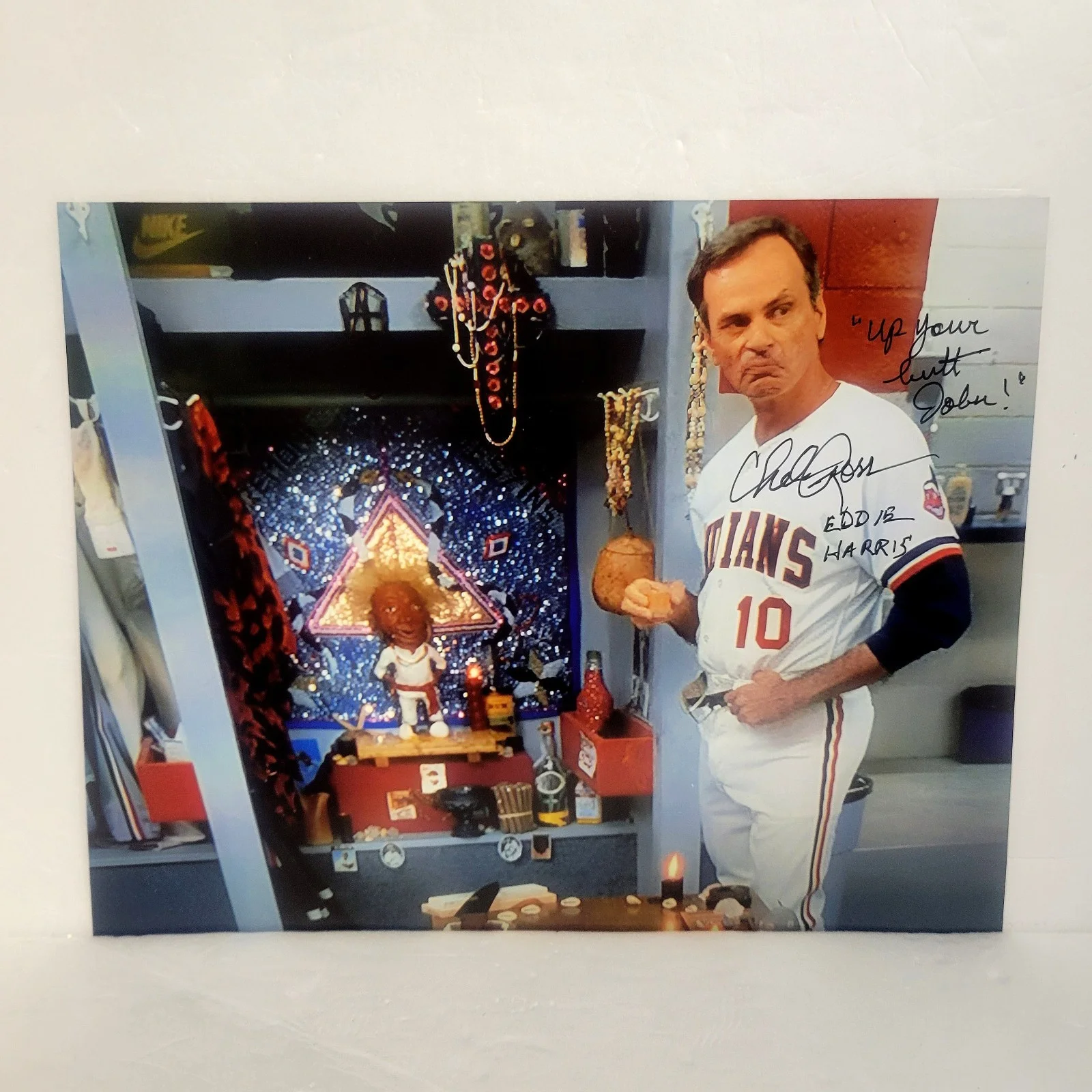 Chelcie Ross — Chelcie Ross Signed 8x10 Photo Major League Ed Harris Jobu Rare Scene AAC COA