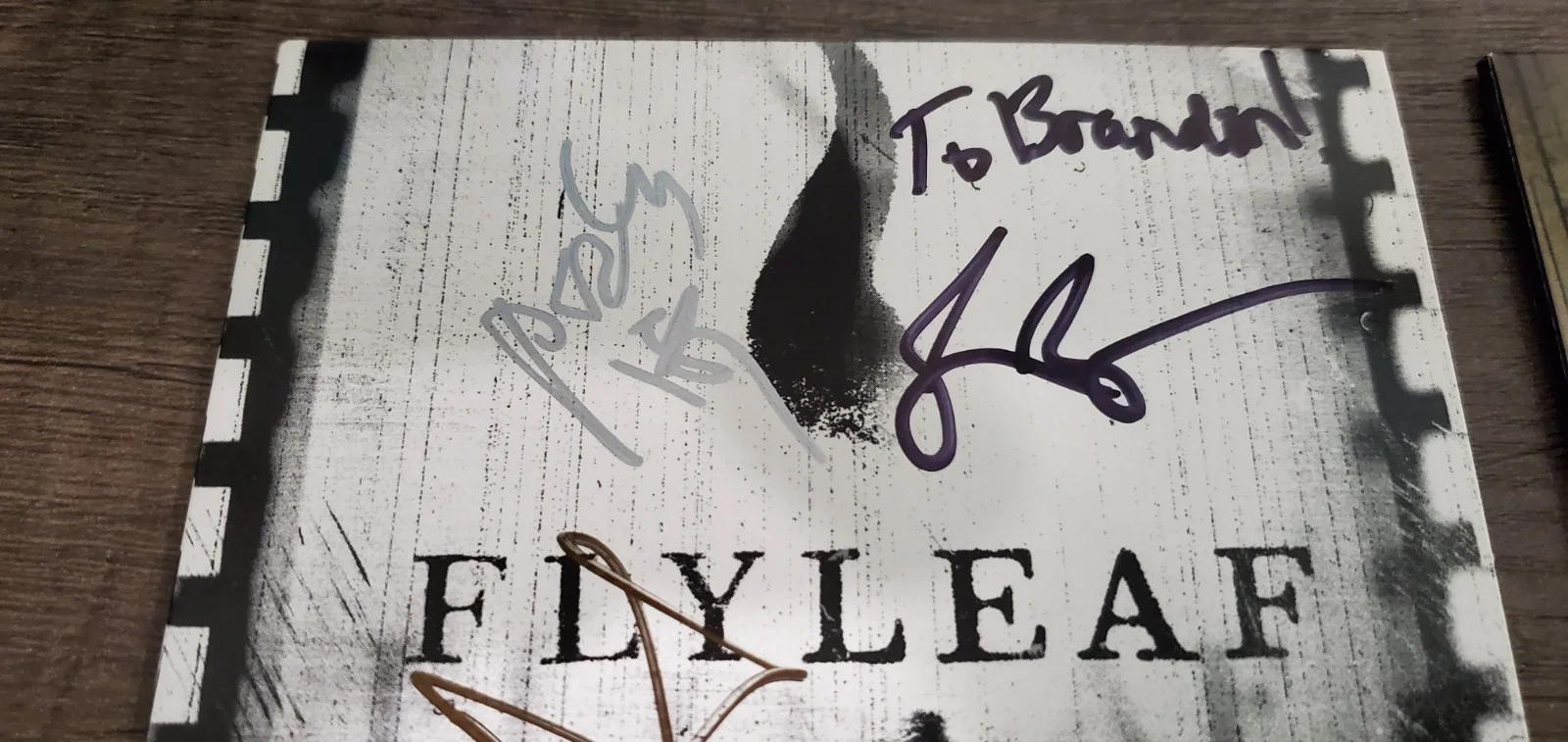 Autographed Flyleaf EP Music As A Weapon + Much Like Falling Signed by 4 Members, image 2