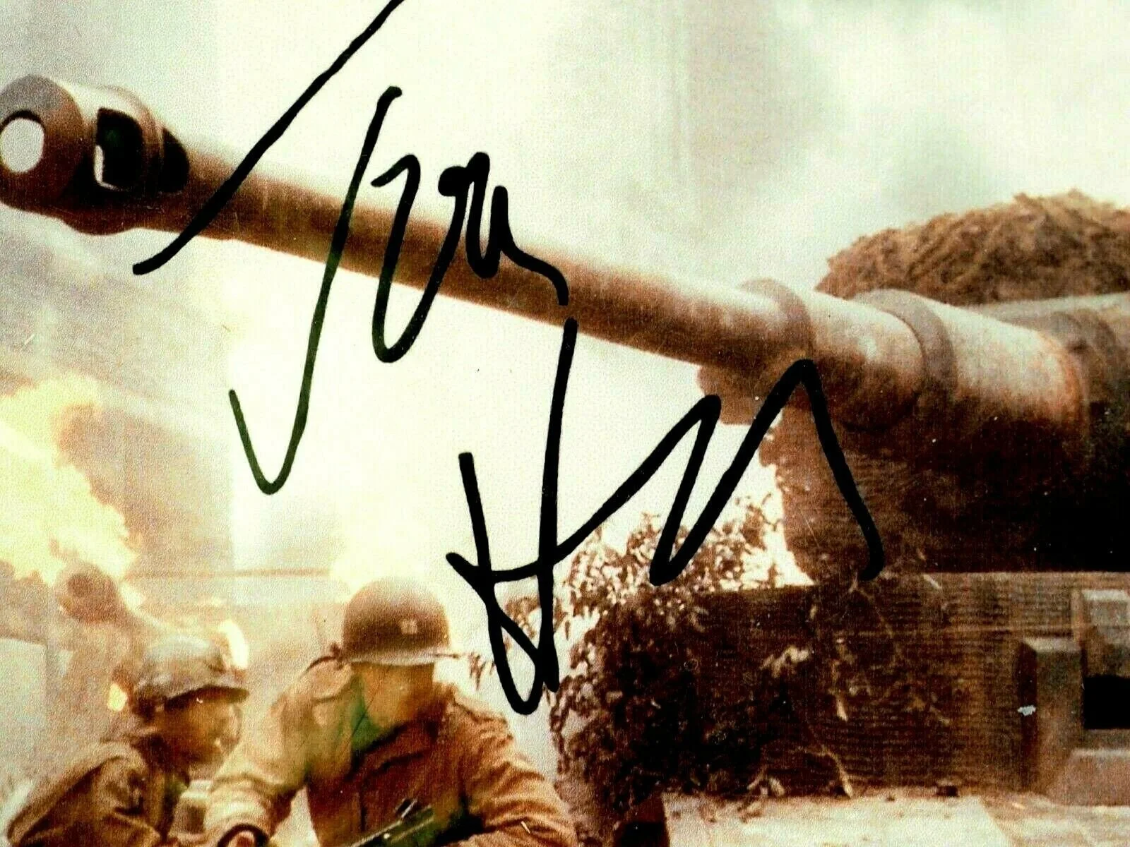 Tom Hanks — Tom Hanks Saving Private Ryan Autographed Dreamworks Lobby Photo, image 3
