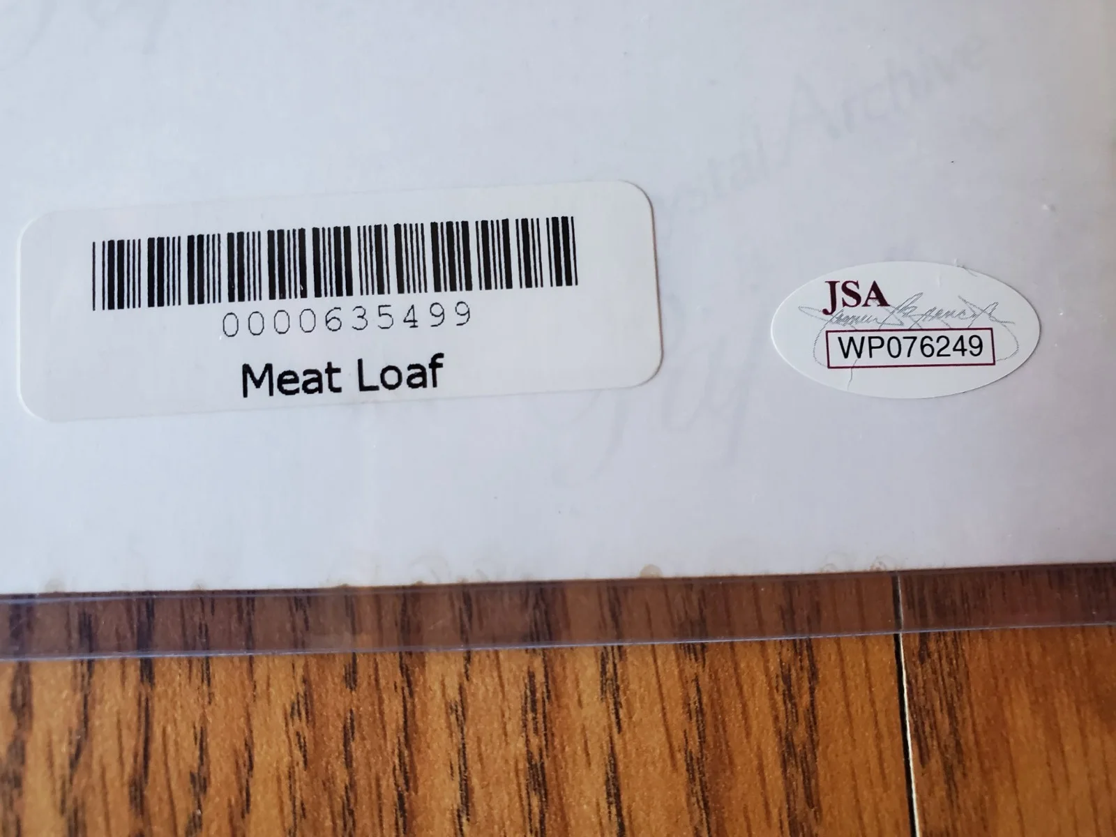 MEAT LOAF 11X14 Autographed Concert Photo with JSA Certification GREAT ITEM, image 4