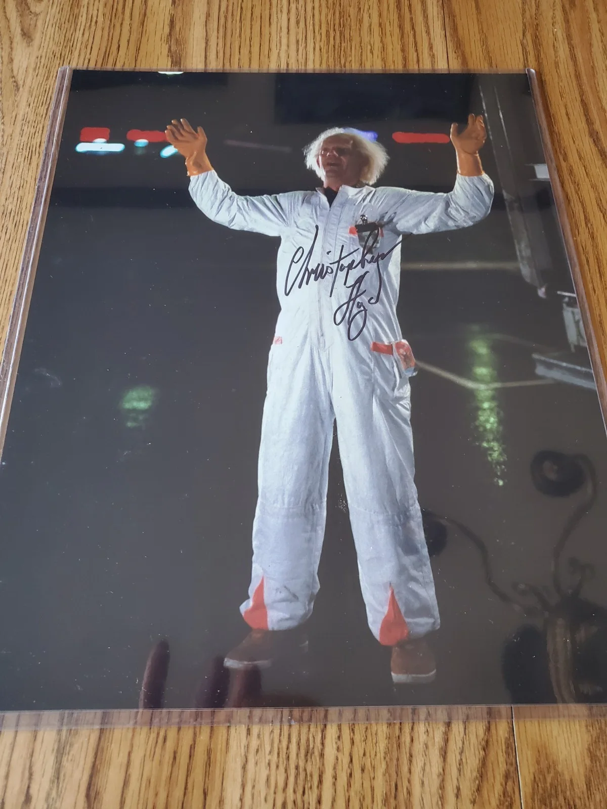 Christopher Lloyd — CHRISTOPHER LLOYD 11X14 Autographed Photo from BACK TO THE FUTURE with COA, image 2