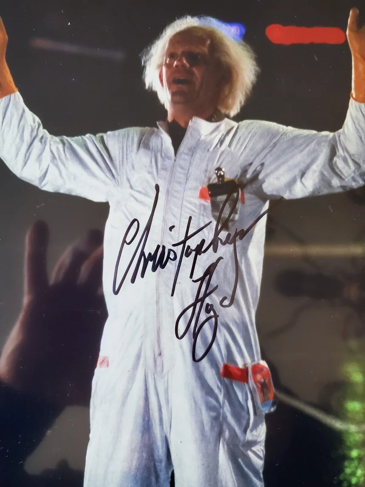 Christopher Lloyd — CHRISTOPHER LLOYD 11X14 Autographed Photo from BACK TO THE FUTURE with COA, image 3