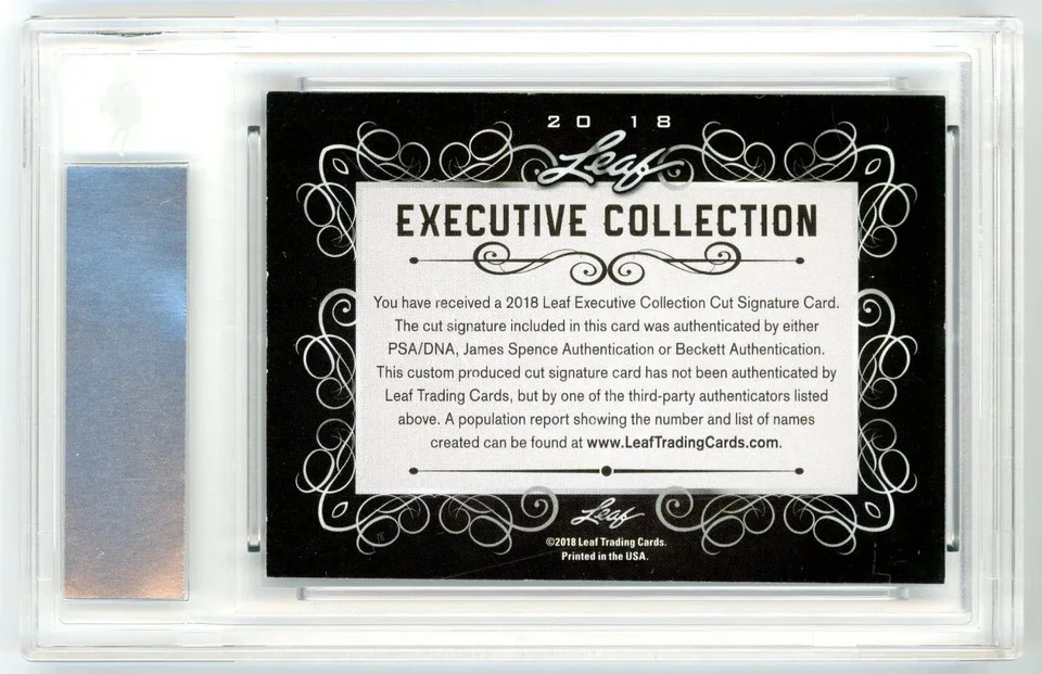 Groucho Marx — 2018 Leaf Executive Groucho Marx Autograph Cut Auto Signed PSA DNA JSA BAS, image 3