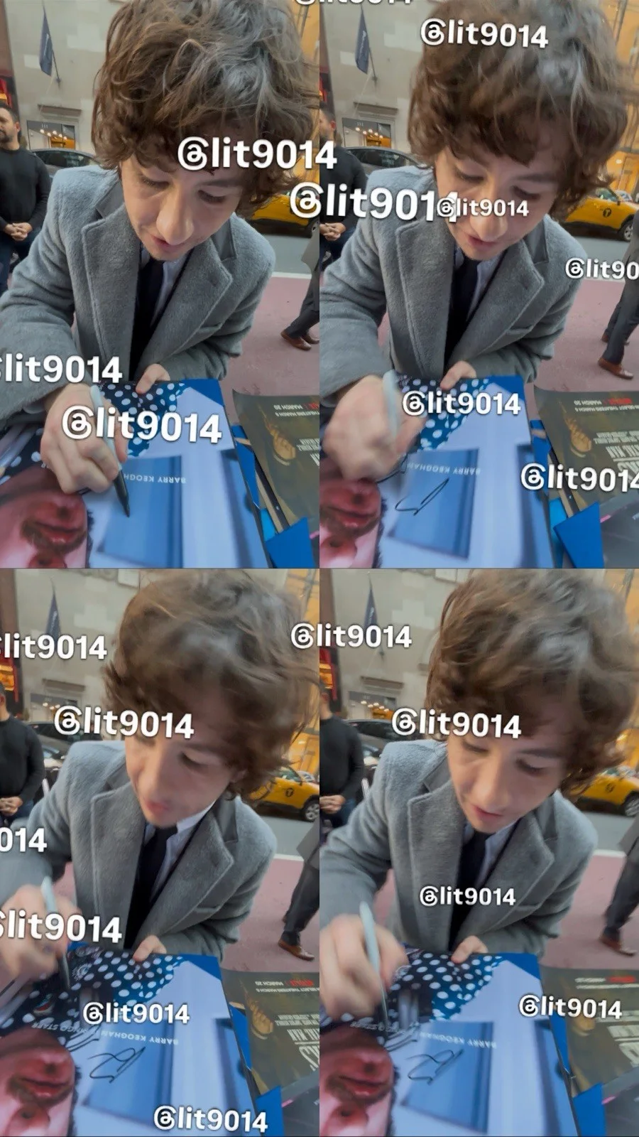 Barry Keoghan — Barry Keoghan ‘Ringo Starr’ signed 2028 Beatles Movie Biopic 11x14 Video Proof!, image 3