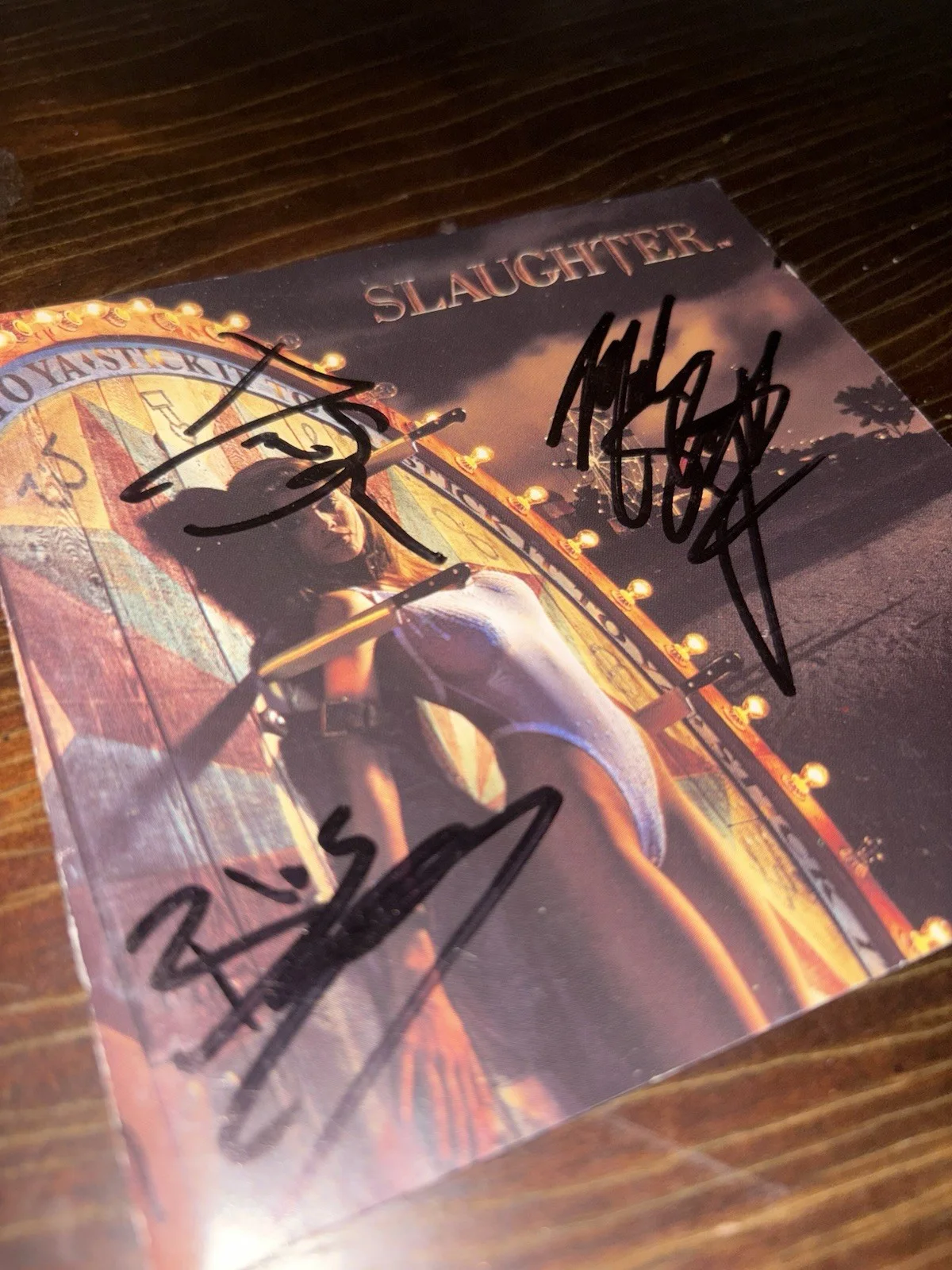 Slaughter Signed / Autographed Stick It To YaCD Mark Slaughter, Dana Strum, Blas, изображение 2