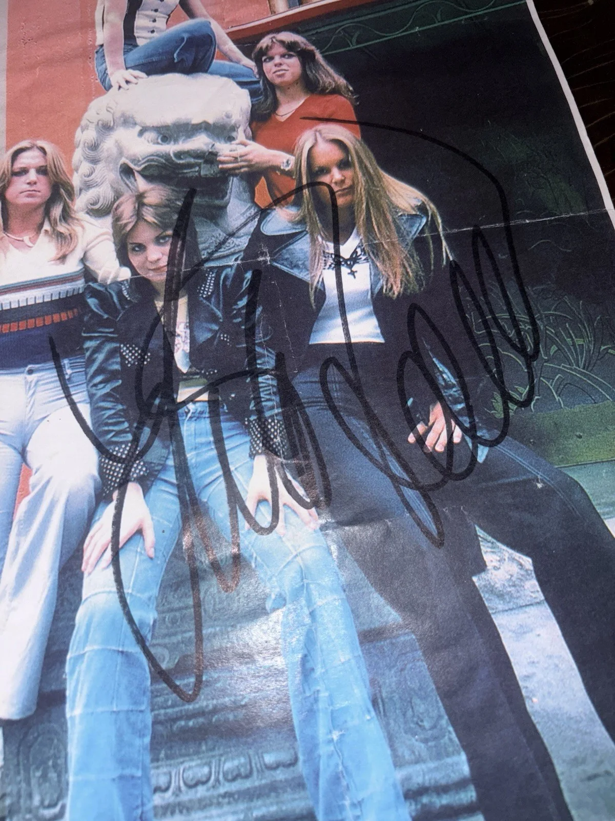 Lita Ford Signed / Autographed Runaways era photo, image 2