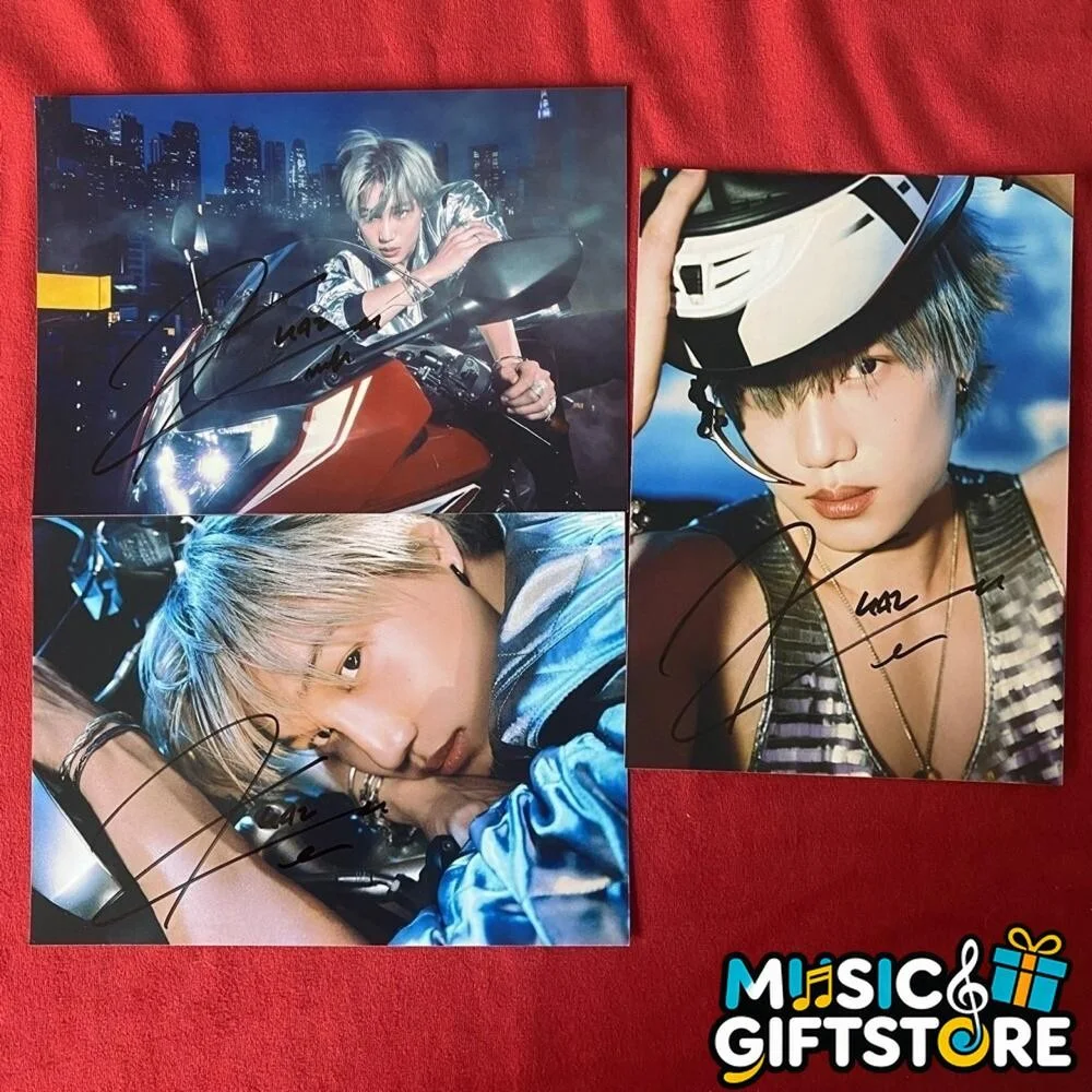 EXO KAI Autographed Signed Photo Autographs 4*6 K-POP Collection 2025A #MUGS, image 2