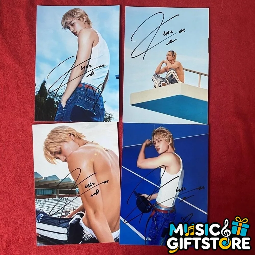 EXO KAI Autographed Signed Photo Autographs 4*6 K-POP Collection 2025B #MUGS, изображение 2