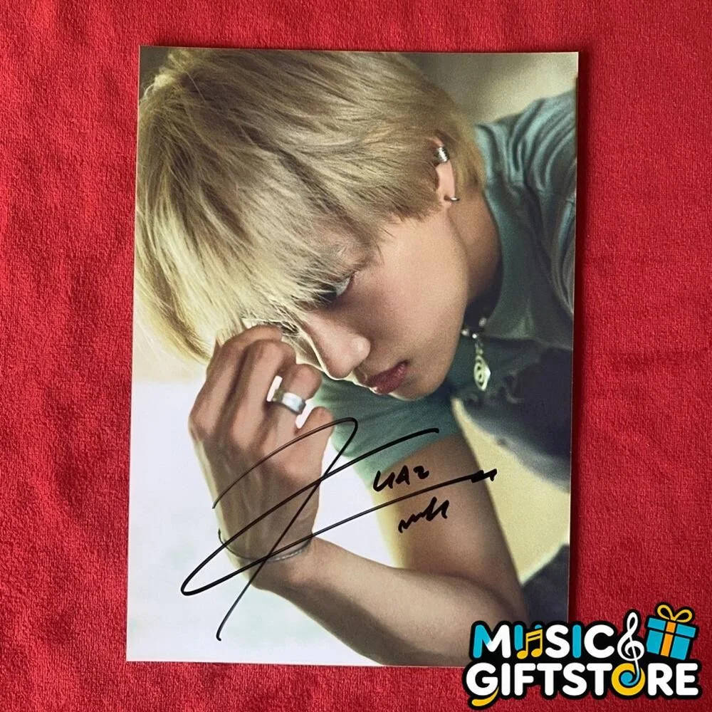 EXO KAI Autographed Signed Photo Autographs 4*6 K-POP Collection 2025C #MUGS, изображение 3