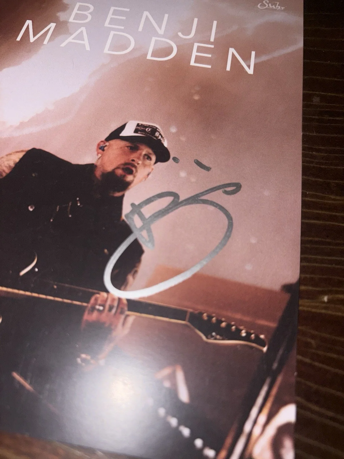 Benji Madden of Good Charlotte Signed / Autographed photo, image 2