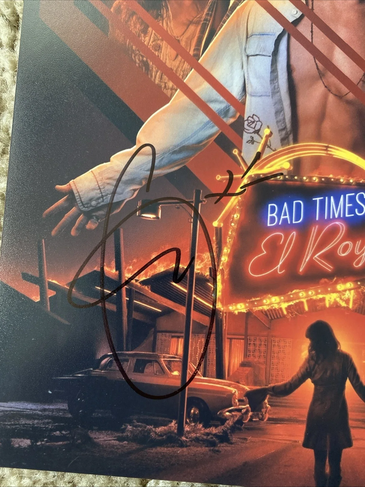 Cynthia Erivo Bad Time At The El Royale Signed 8x10 Photo JSA, изображение 2