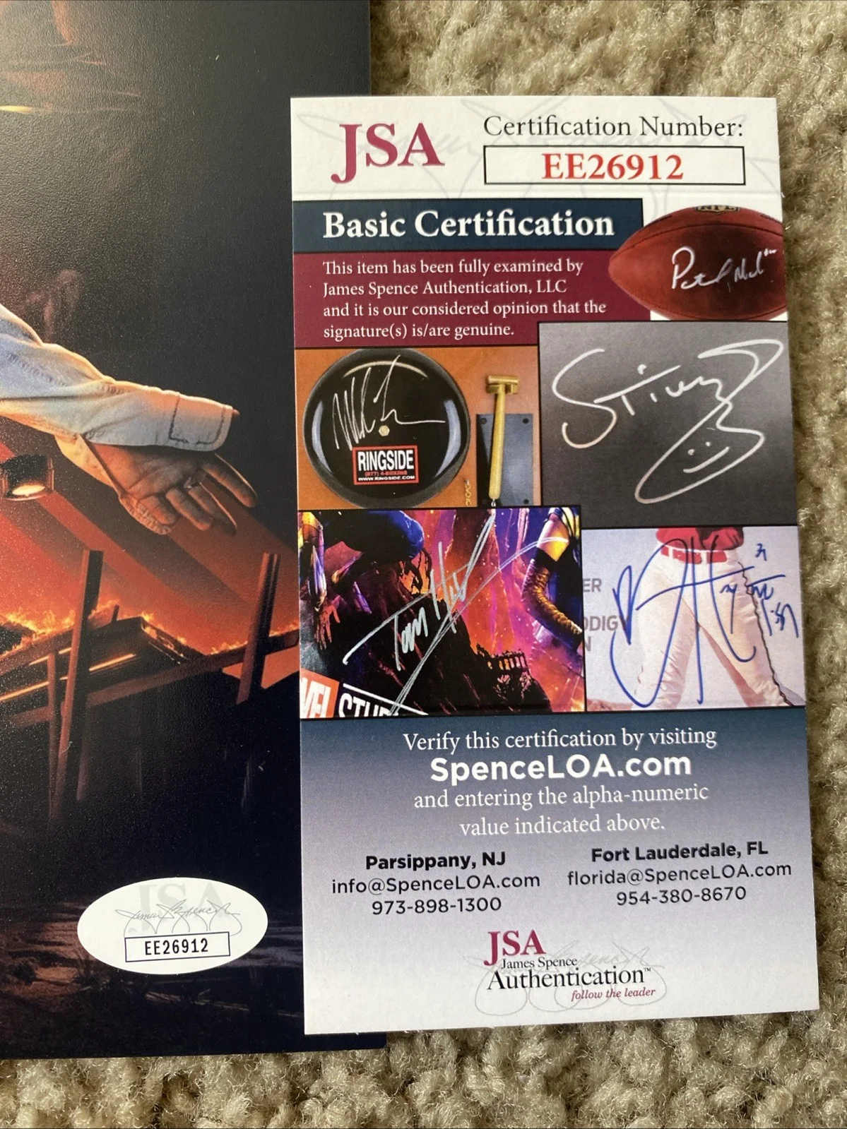 Cynthia Erivo Bad Time At The El Royale Signed 8x10 Photo JSA, изображение 3