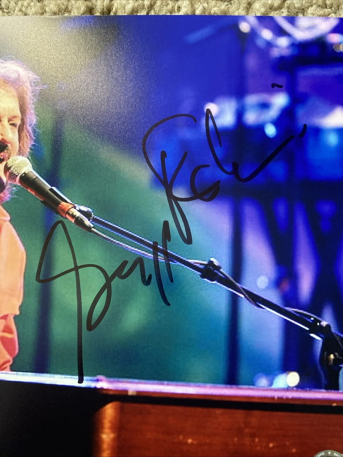 Gregg Rolie Journey Santana Signed Autographed 8x10 Photo Beckett BAS, изображение 2