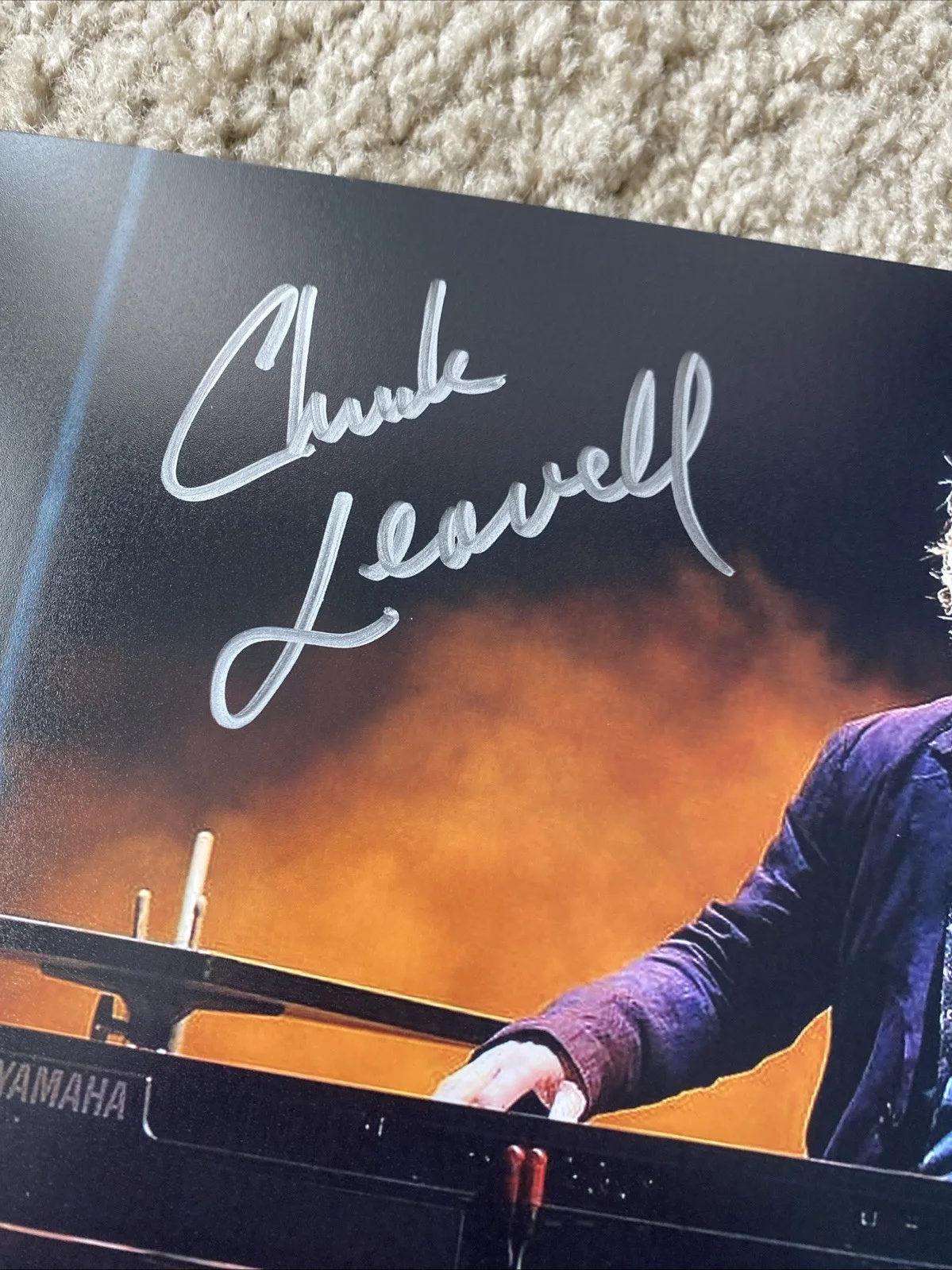 Chuck Leavell The Rolling Stones Signed Autographed 8x10 Photo Beckett BAS, изображение 2