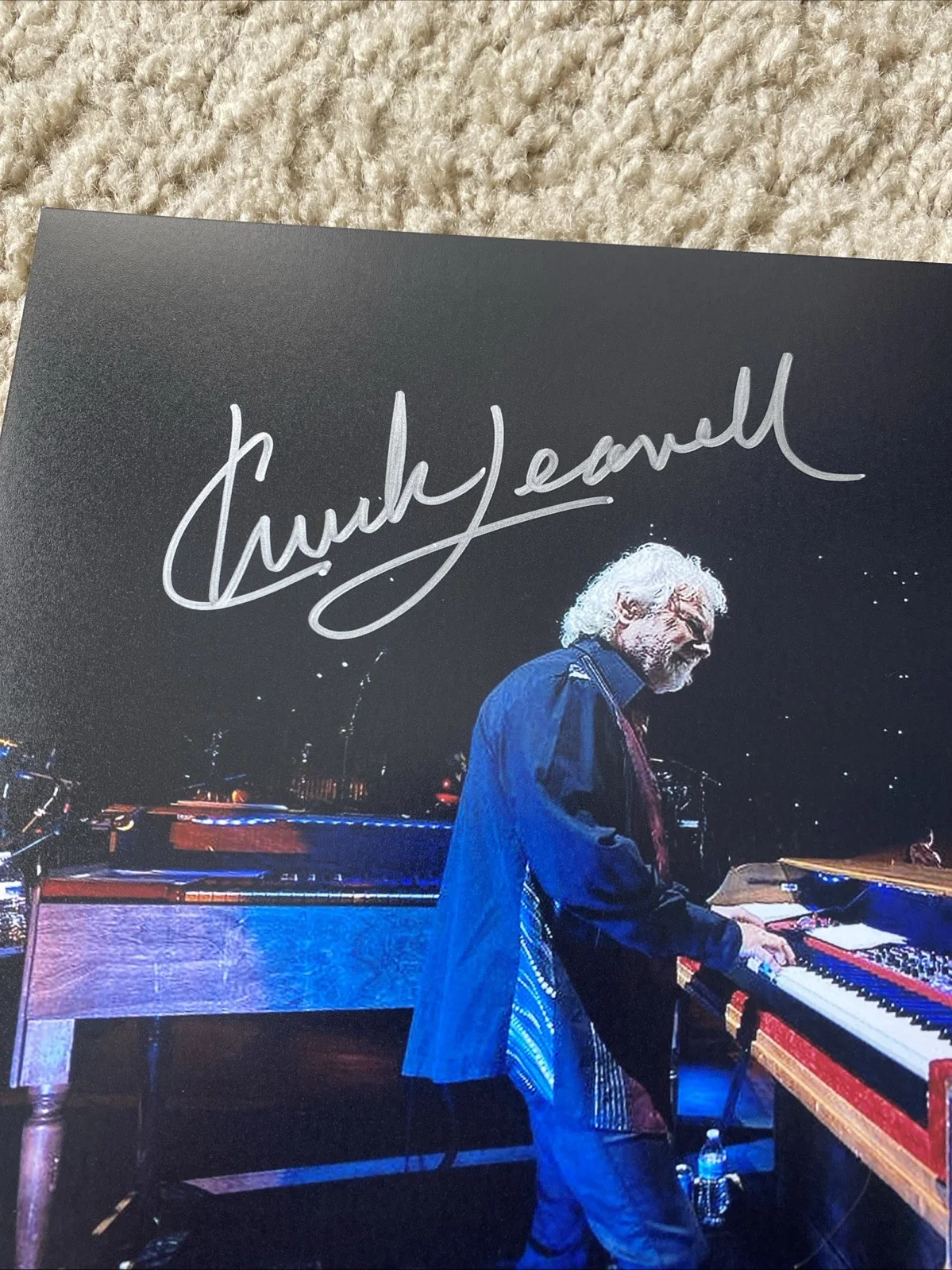 Chuck Leavell The Rolling Stones Signed Autographed 8x10 Photo Beckett BAS, изображение 2