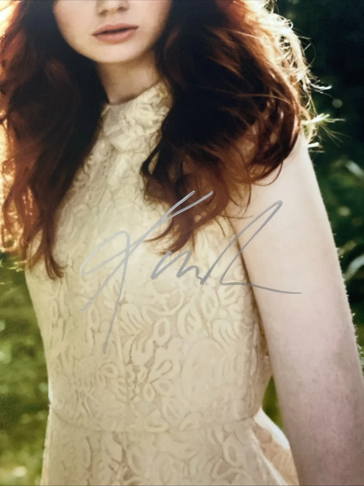 Karen Gillan Signed 8x10 Photo Beckett BAS COA, изображение 2
