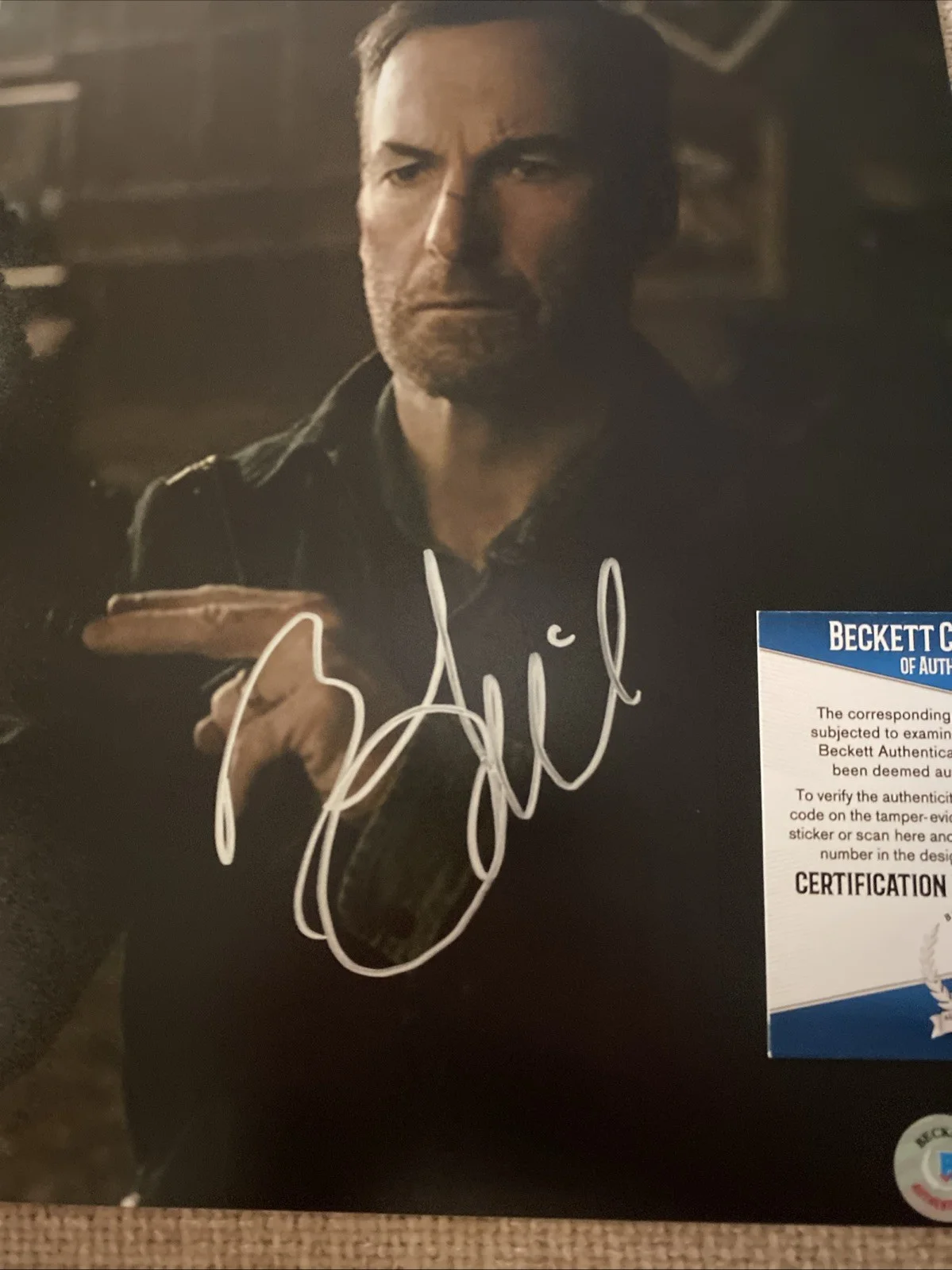 Bob Odenkirk Signed 8x10 Photo Beckett BAS COA, изображение 2