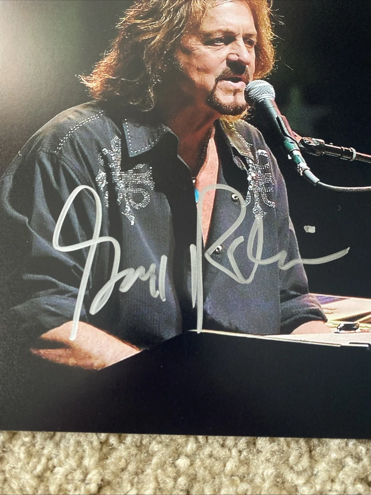 Gregg Rolie Santana Journey Signed Autographed 8x10 Photo Beckett BAS COA, изображение 2