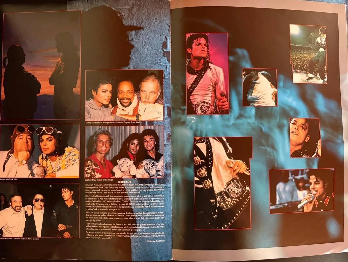 Michael Jackson — MICHAEL JACKSON SIGNED AUTOGRAPHED TOUR BOOK KING OF POP THRILLER BAD PSA LOA, изображение 4