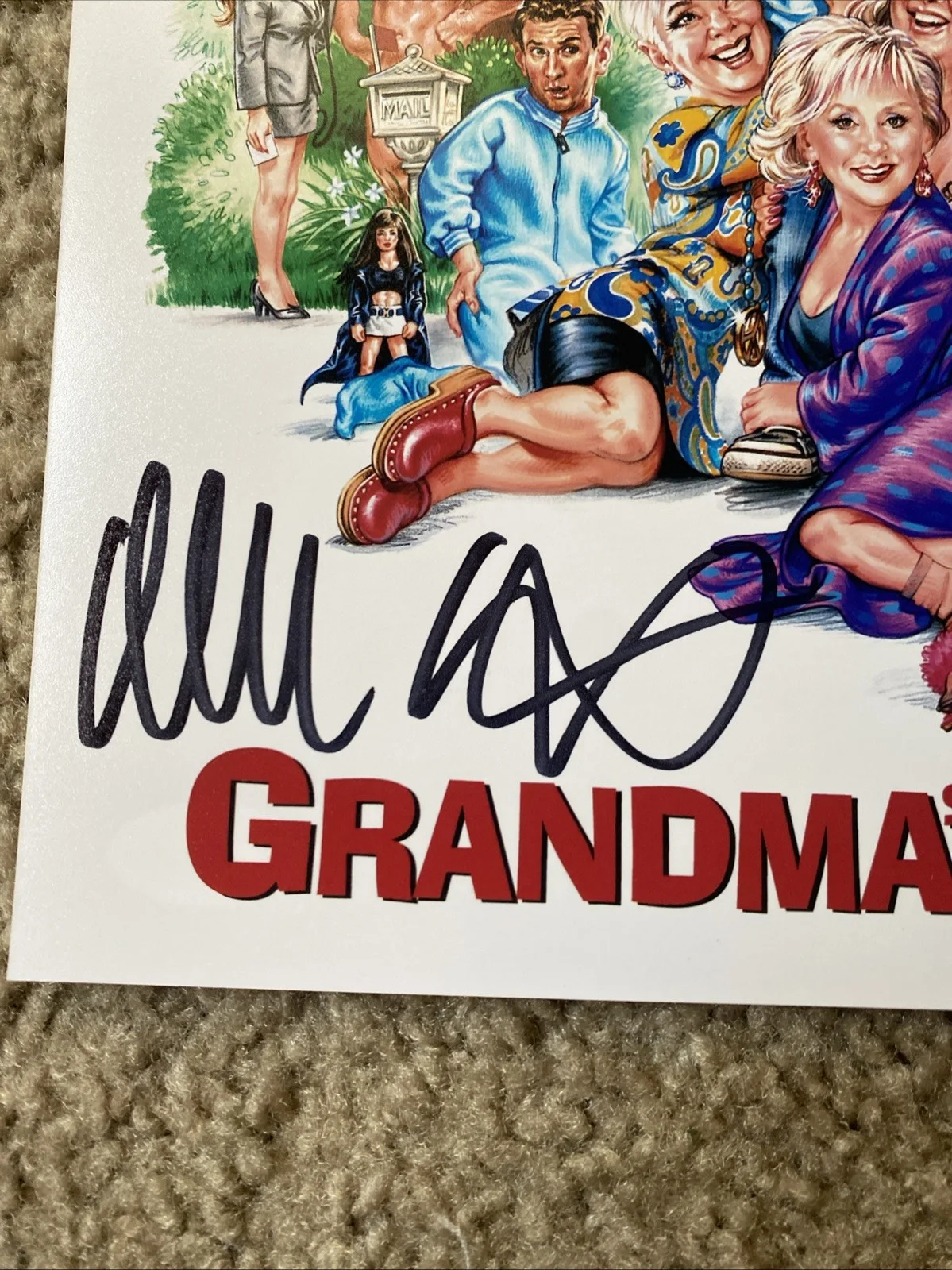 Allen Covert (Grandma’s Boy) Signed 8x10 Photo Zobie COA, изображение 2