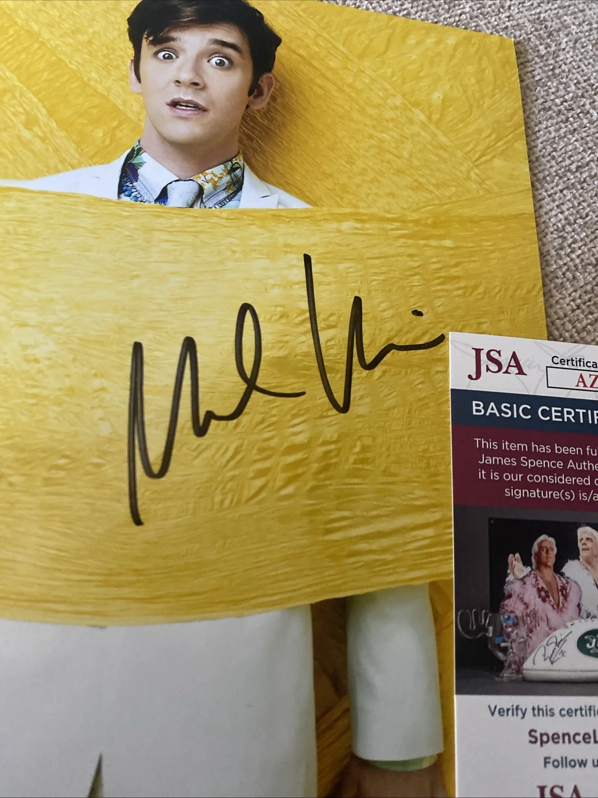 Michael Urie “Ugly Betty” Signed 8x10 Photo JSA, image 2