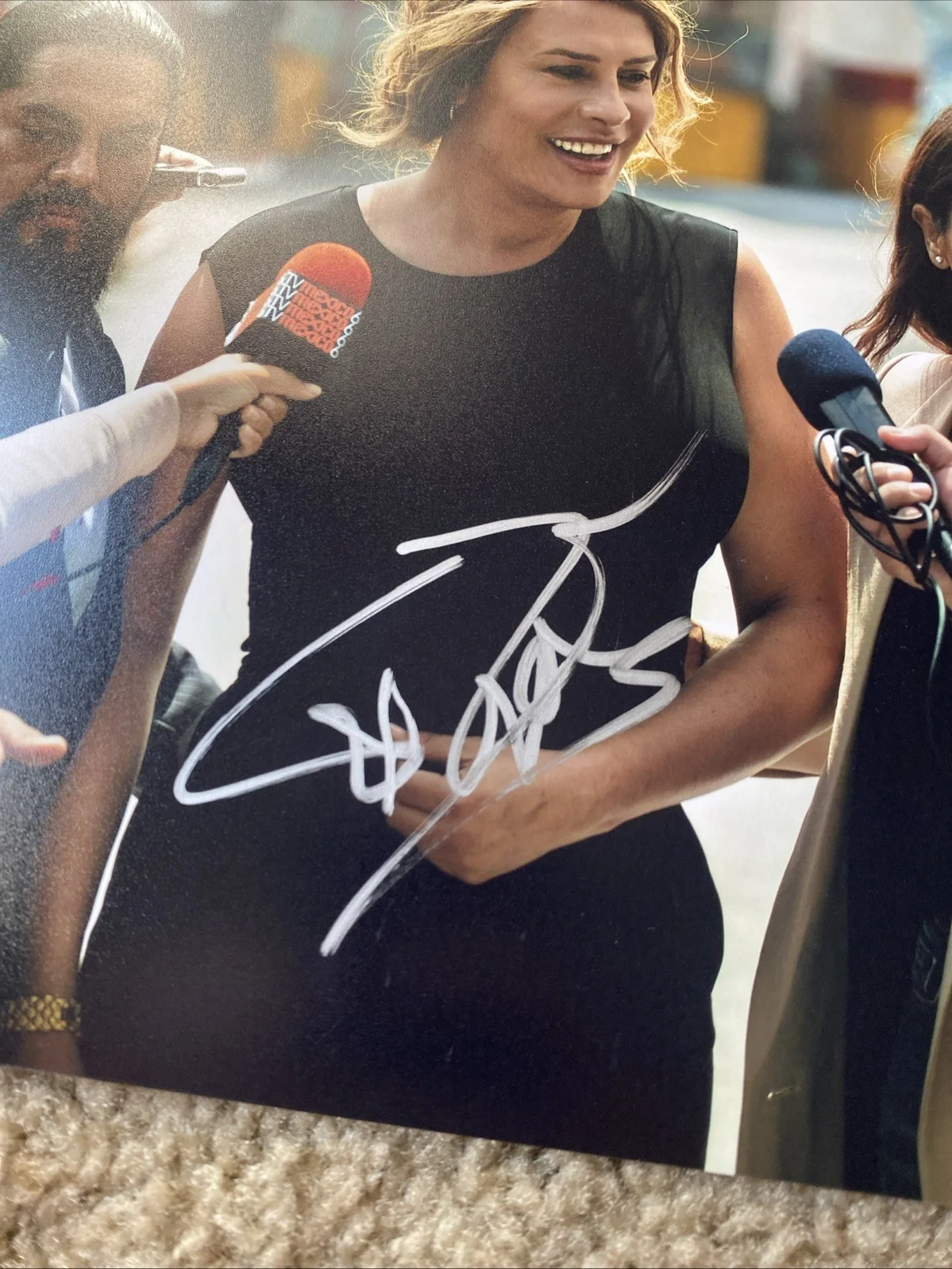 Karla Sofia Gascon (Emilia Perez) Signed 8x10 Photo JSA, image 2