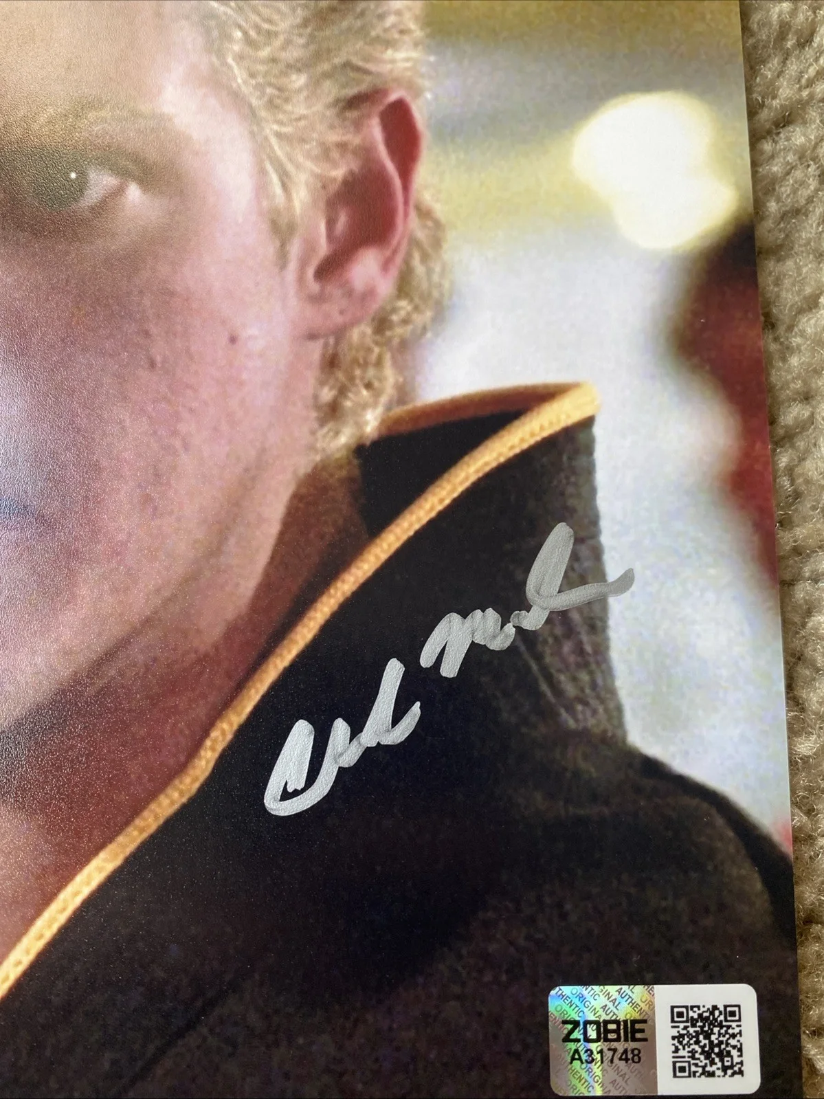 Chad McQueen Karate Kid Signed 8x10 Photo Zobie COA, изображение 2