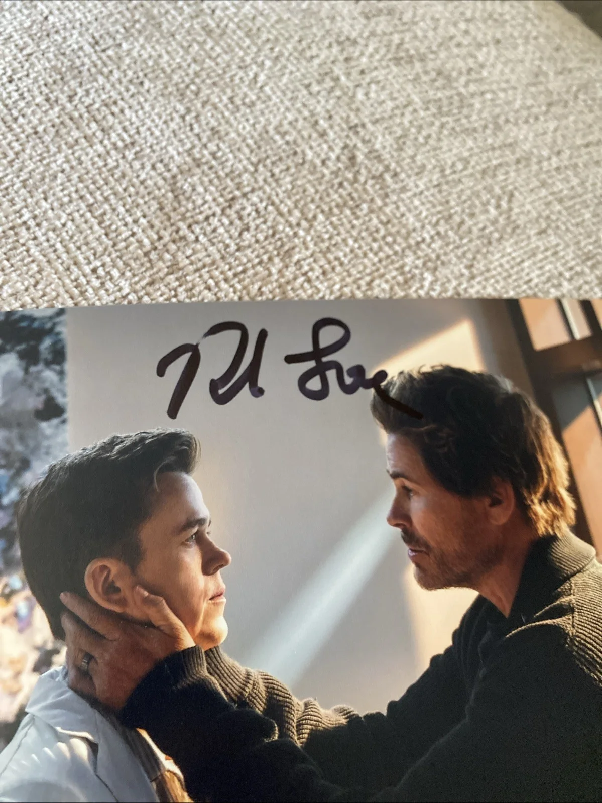 Rob Lowe John Owen Lowe Unstable Dual Signed 8x10 Photo JSA Sticker COA, image 2