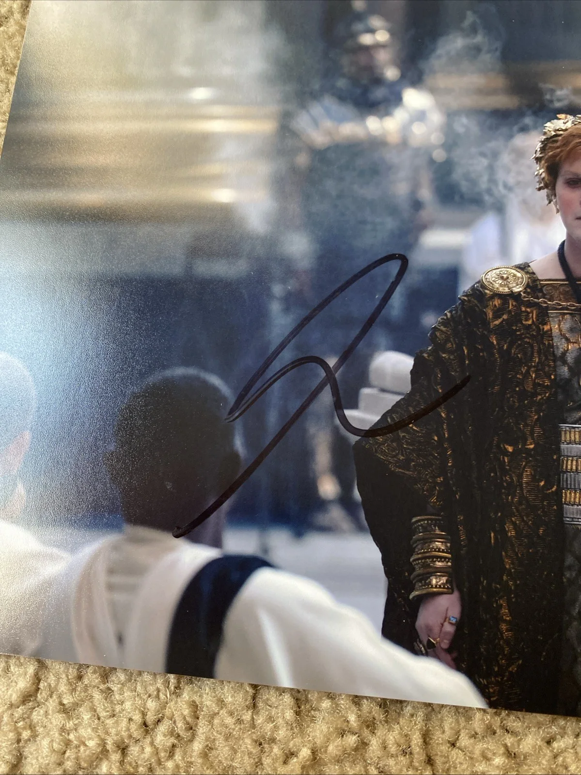 Fred Hechinger Gladiator 2 Signed 8x10 Photo JSA COA, image 2