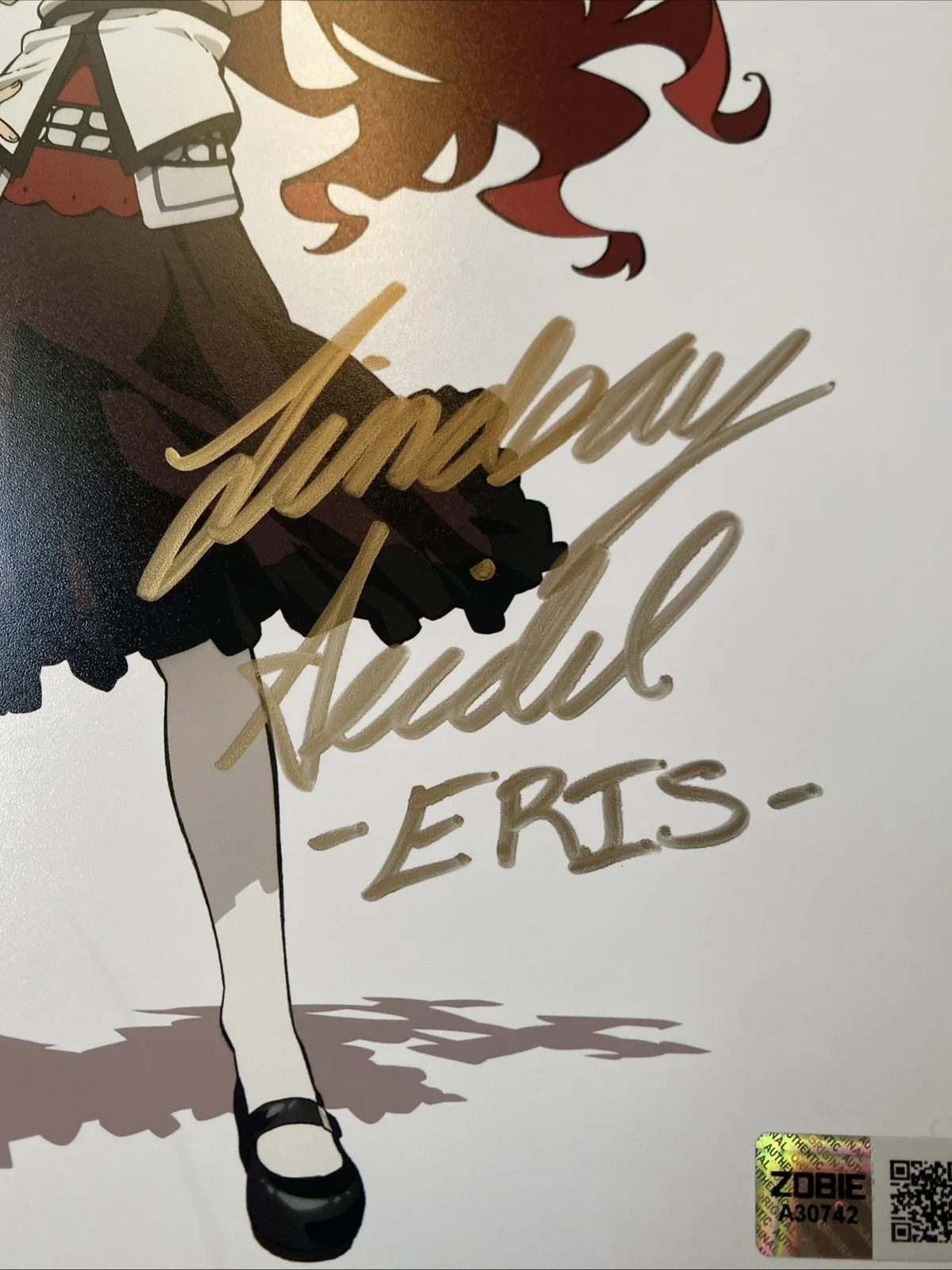 Lindsay Seidel Mushoku Tensei: Jobless Reincarnation Signed 8x10 Photo Zobie COA, изображение 2