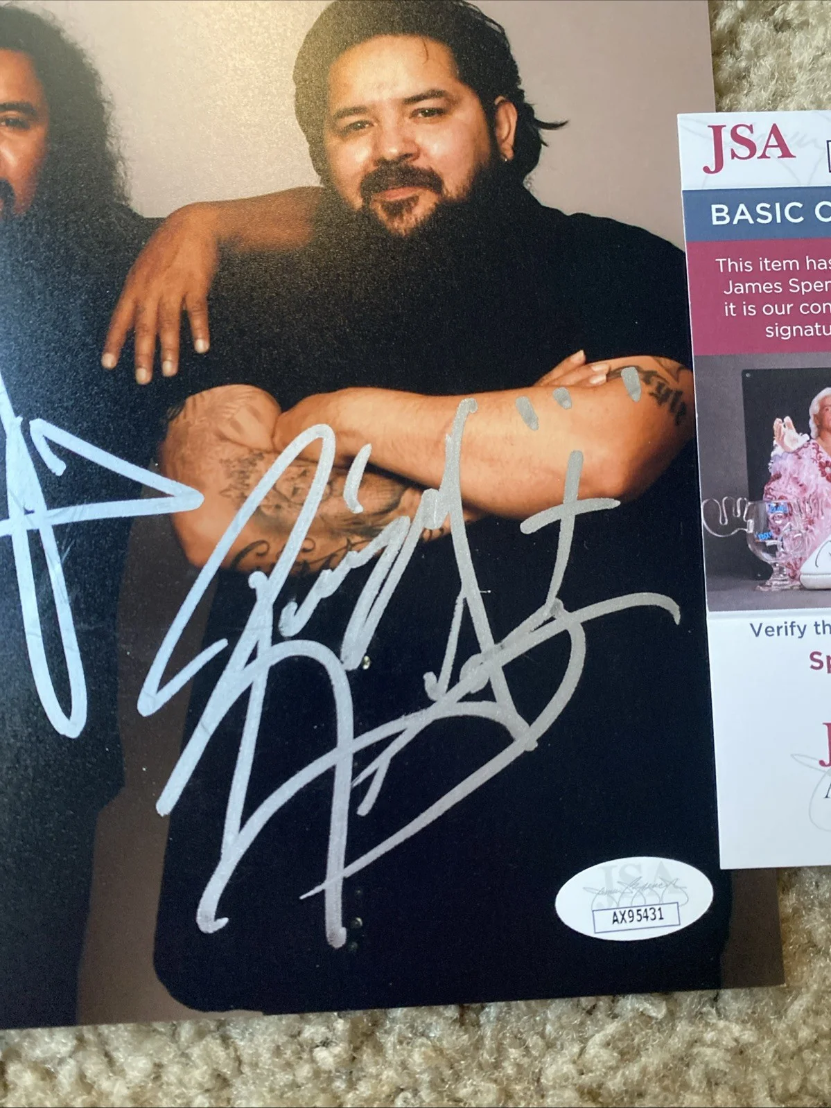 Los Lonely Boys Signed 8x10 Photo JSA, image 3