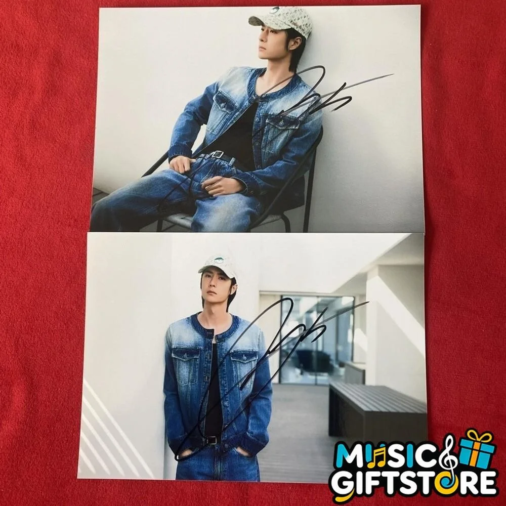 WANG YIBO YI BO PHOTO CARD PICTURE SIGNED AUTOGRAPHED COLLECTION 4*6 2025H #MUGS, изображение 2
