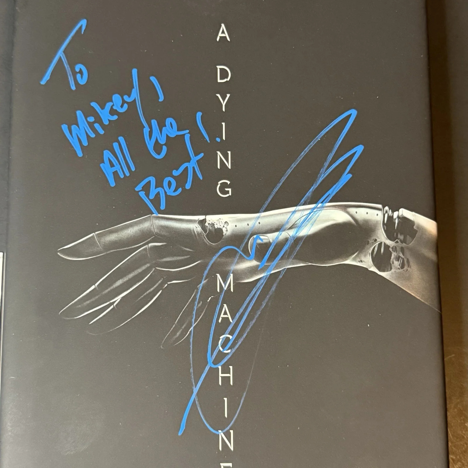 Mark Tremonti Signed A Dying Machine Book Creed Alter Bridge Autographed JSA COA, image 2