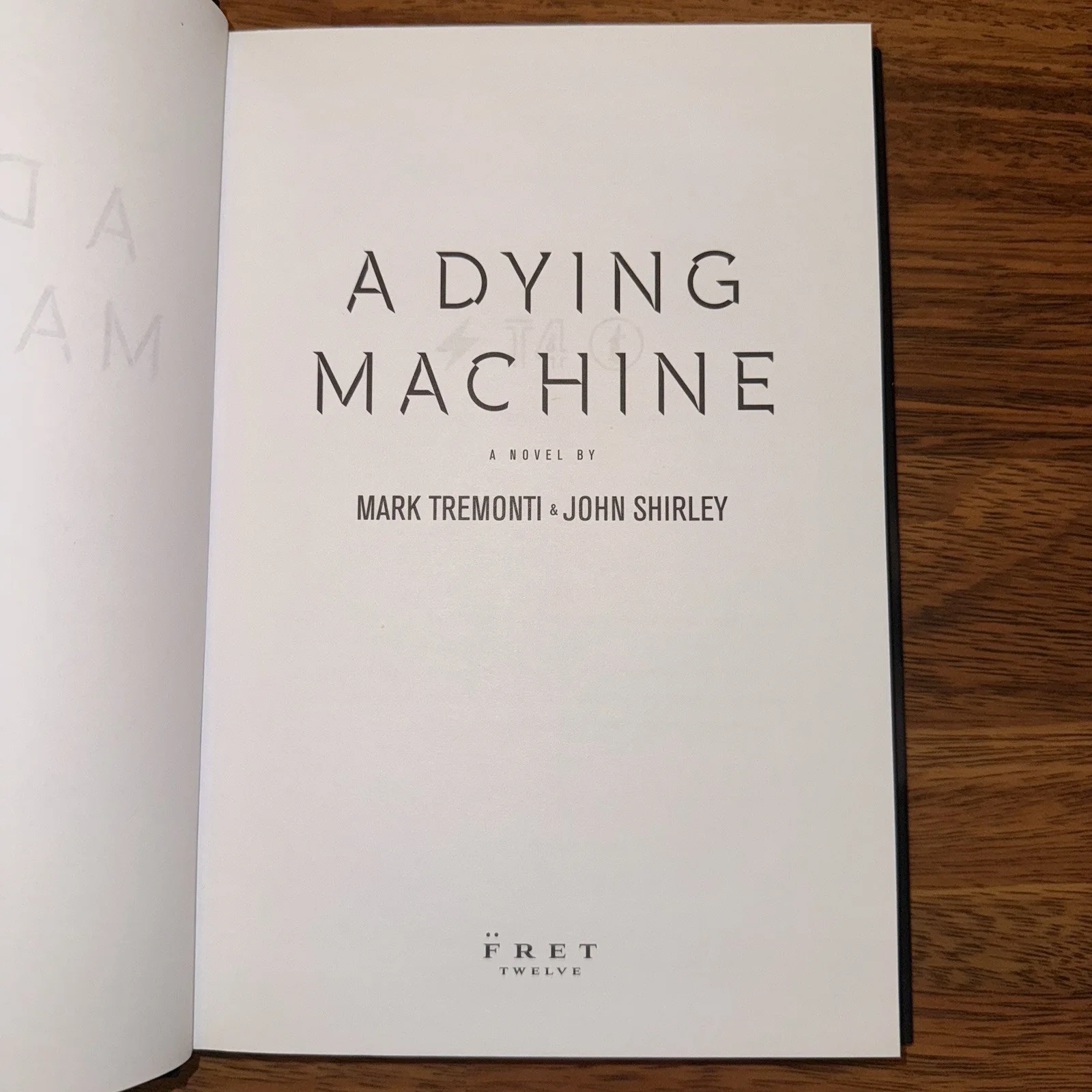 Mark Tremonti Signed A Dying Machine Book Creed Alter Bridge Autographed JSA COA, image 3