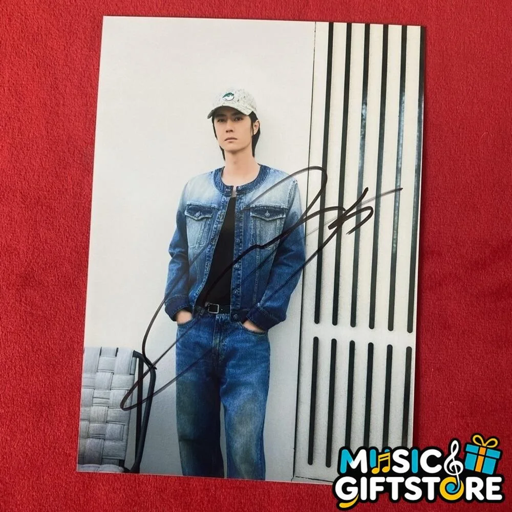 WANG YIBO YI BO PHOTO CARD PICTURE SIGNED AUTOGRAPHED COLLECTION 4*6 2025J #MUGS, изображение 3